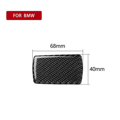 Car Carbon Fiber Storage Box Handle Decorative Sticker for BMW 3 Series G20/G28/325Li/330d/335 2019-2020, Right Drive, Storage Box Handle, Right Drive