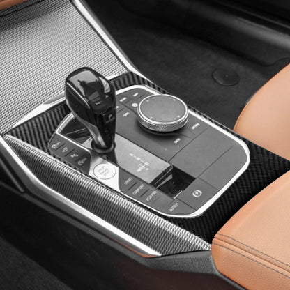 Car Carbon Fiber Gear Position Decorative Sticker for BMW 3 Series G20/G28/325Li/330d/335 2019-2020, Right Drive, Gear Position, Right Drive