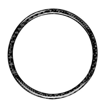 Car Carbon Fiber Steering Wheel Circle Decorative Sticker for Mazda 3 Axela / ATENZA / CX-4 / CX-5 2017-2018, Left and Right Drive Universal, Steering Wheel Circle