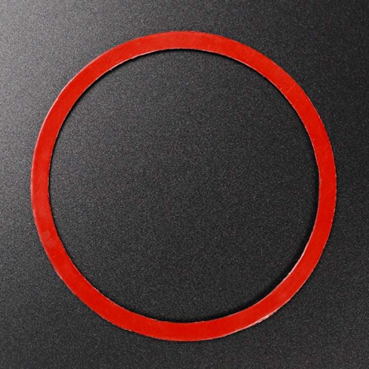 Car Carbon Fiber Steering Wheel Circle Decorative Sticker for Mazda 3 Axela / ATENZA / CX-4 / CX-5 2017-2018, Left and Right Drive Universal, Steering Wheel Circle