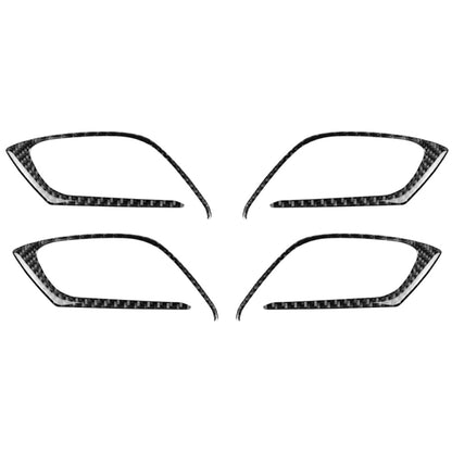 Car Carbon Fiber Inner Door Handle Decorative Sticker for Mazda CX-5 2017-2018, Left and Right Drive Universal, Inner Door Handle