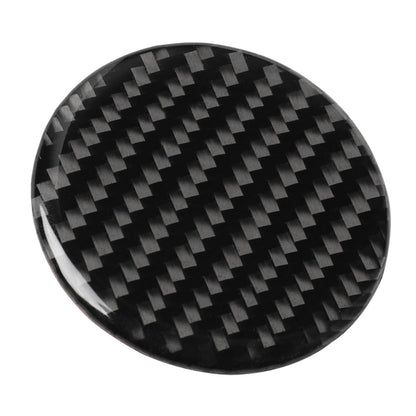 Car Carbon Fiber Multimedia Knob Decorative Sticker for BMW 3 Series G20/G28/325Li/330d/335 2019-2020, Left and Right Drive Universal, Multimedia Knob