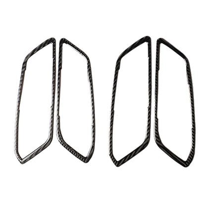 4 in 1 Car Carbon Fiber Door Handle Decorative Sticker for BMW 3 Series G20/G28/325Li/330d/335 2019-2020, Left and Right Drive Universal, Door Handle