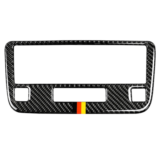 Car Carbon Fiber German Color CD Panel Decorative Sticker for Mercedes-Benz Traje Para GLK X204 300, 260, 350, 250, 220, 2013-2015, Left and Right Drive Universal, German Color CD Panel