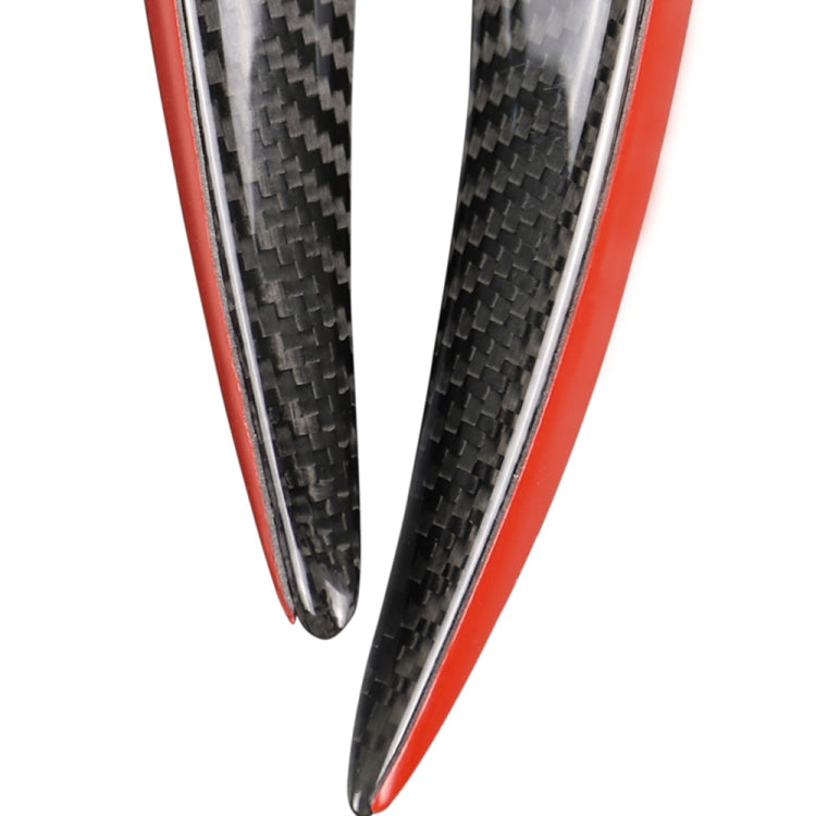 Universal Car Carbon Fiber Wind Knife Decorative Sticker, Left and Right Drive Universal, Wind Knife