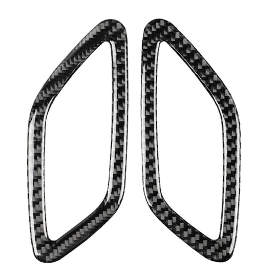 Car Carbon Fiber Solid Color Dashboard Air Outlet Decorative Sticker for Mercedes-Benz A Class 2013-2018/CLA 2014-2018/GLA 2015-2018, Left and Right Drive Universal, Solid Color Dashboard Air Outlet