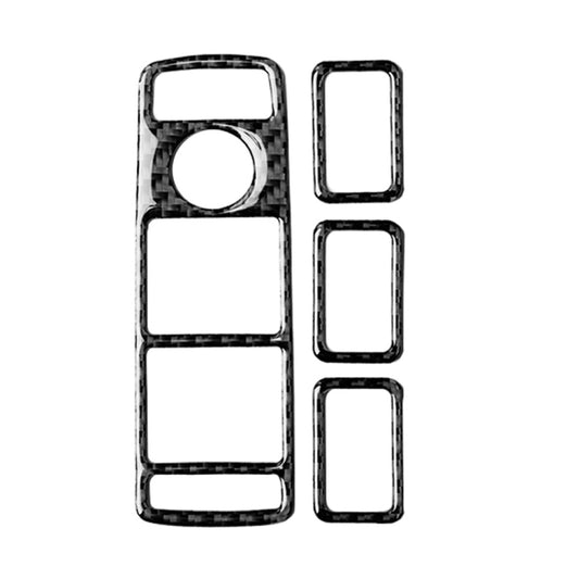 Car Carbon Fiber Solid Color Window Lift Panel Decorative Sticker for Mercedes-Benz GL 2013-2016/ML 2012-2016/CLA 2013-2018/GLA 2014-2017/GLE 2015-2018/A Class 2013-2018/B Class 2012-2018/C Class 2007-2011/E Class 2009-2016, Left and Right Drive Univer...
