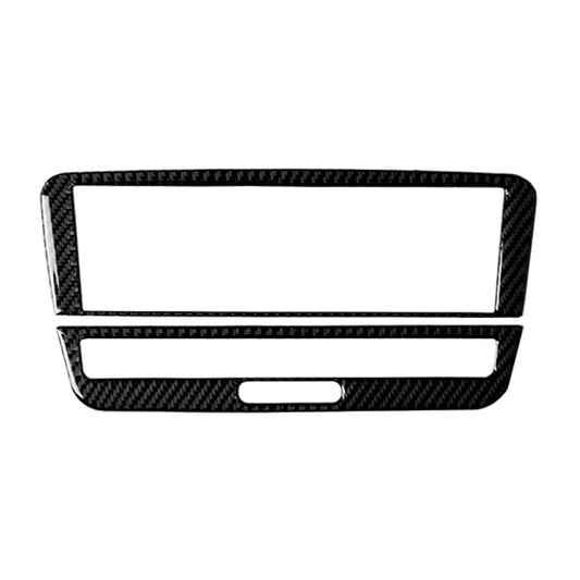 Car Carbon Fiber Solid Color Air Conditioning CD Panel Decorative Sticker for Mercedes-Benz A Class 2013-2018/B Class 2012-2018/CLA 2013-2017/GLA 2013-2018, Left and Right Drive Universal, Solid Color Air Conditioning CD Panel