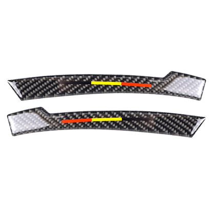 Car Carbon Fiber Rearview Mirror Anti-collision Strip C for Mercedes-Benz A/B/C/E Class/GLK/GLE/GLS/GLA/CLA, Left and Right Drive Universal, Rearview Mirror Anti-collision Strip C