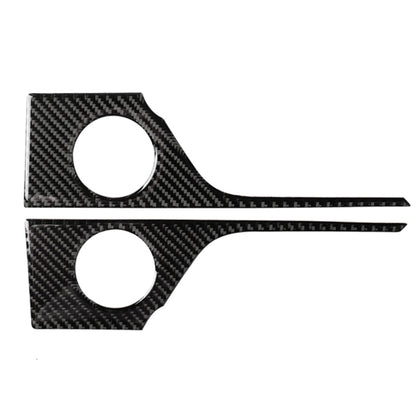 Car Carbon Fiber Rear Door Handle Decorative Sticker for Lexus RX300 / 270 / 200T / 450h 2016-2019, Left and Right Drive Universal, Rear Door Handle