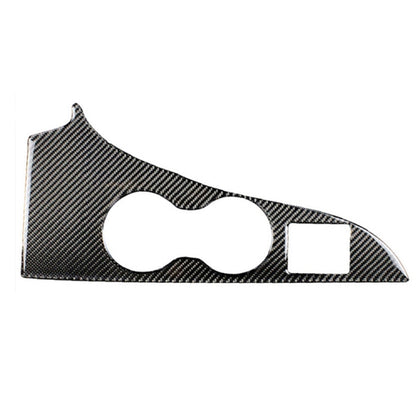 Car Carbon Fiber Water Cup Holder Panel Decorative Sticker for Lexus RX300 / 270 / 200T / 450h 2016-2019, Left Drive, Water Cup Holder, Left Drive
