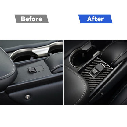 Car Carbon Fiber Armrest Box Decorative Sticker for Lexus NX200 / 200t / 300h 2014-2021, Right Drive, Armrest Box, Right Drive