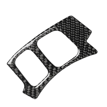 Car Carbon Fiber Steering Wheel Button Decorative Sticker for Lexus NX200 / 200t / 300h 2014-2021, Left and Right Drive Universal, Steering Wheel Button