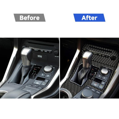Car Carbon Fiber Gearshift Panel A Decorative Sticker for Lexus NX200 / 200t / 300h 2014-2021, Right Drive, Gearshift Panel A, Right Drive