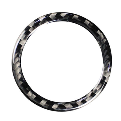 Car Carbon Fiber Start Circle Decorative Sticker for Lexus IS250 300 350C 2006-2012, Left and Right Drive Universal, tart Circle