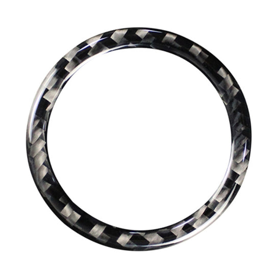 Car Carbon Fiber Start Circle Decorative Sticker for Lexus IS250 300 350C 2006-2012, Left and Right Drive Universal, tart Circle