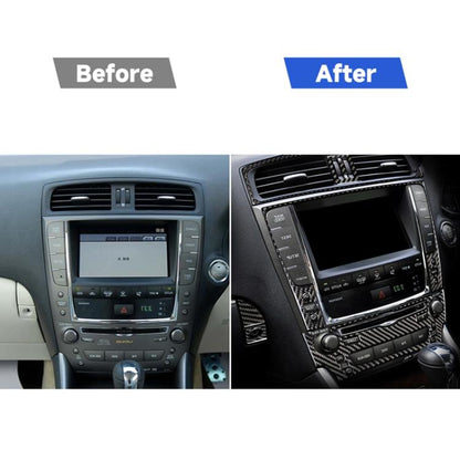 Car Carbon Fiber Glove Box Switch Decorative Sticker for Lexus IS250 300 350C 2006-2012, Right Drive, Glove Box, Right Drive