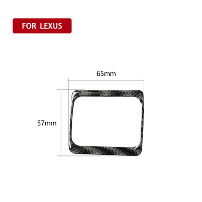 Car Carbon Fiber TRC Switch Decorative Sticker for Lexus IS250 300 350C 2006-2012, Left and Right Drive Universal, TRC Switch