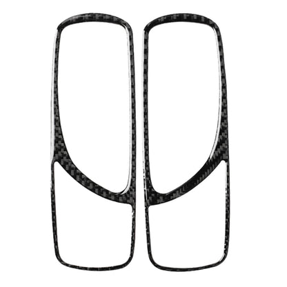 Car Carbon Fiber Rear Door Handle Decorative Sticker for Lexus IS250 300 350C 2006-2012, Left and Right Drive Universal, Rear Door Handle