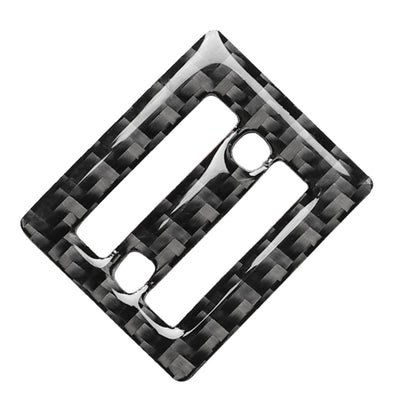Car Carbon Fiber Middle Air Outlet Decorative Sticker for Lexus IS250 300 350C 2006-2012, Left and Right Drive Universal, Middle Air Outlet