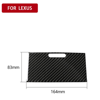 Car Carbon Fiber Cigarette Lighter Panel Decorative Sticker for Lexus IS250 300 350C 2006-2012, Left and Right Drive Universal, Cigarette Lighter Panel