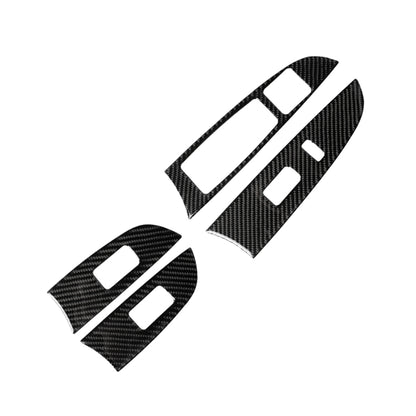 Car Carbon Fiber Window Glass Lift Decorative Sticker for Lexus IS250 300 350C 2006-2012, Left Drive, Window Glass Lift, Left Drive