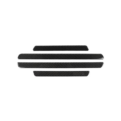 Car Carbon Fiber Threshold Decorative Sticker for Audi A6 S6 C7 A7 S7 4G8 2012-2018, Left and Right Drive Universal, Threshold