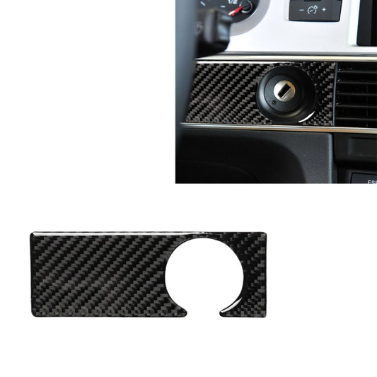 Car Carbon Fiber Solid Color Keyhole Decorative Sticker for Audi A6 2005-2011, Left Drive, Solid Color Keyhole, Left Drive