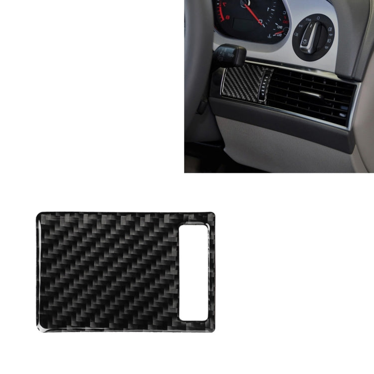 Car Carbon Fiber Air Outlet Adjustment Panel Decorative Sticker for Audi A6 2005-2011, Right Drive, Air Outlet Adjustment Panel, Right Drive