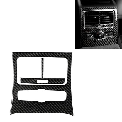 Car Carbon Fiber Rear Seat Air Outlet Panel Decorative Sticker for Audi A6 2005-2011, Left and Right Drive Universal, Rear Seat Air Outlet
