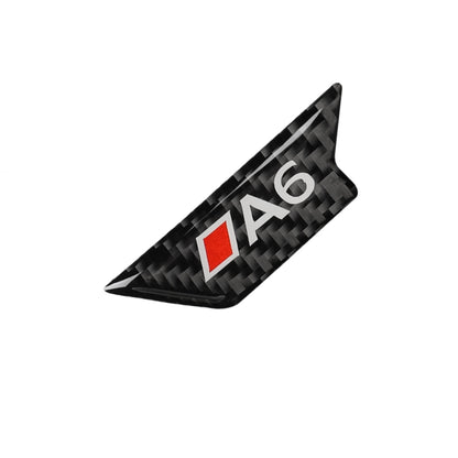 Car Carbon Fiber Door Bowl Anti-scratch Sticker for Audi A6 2005-2011, Left and Right Drive Universal, Door Bowl