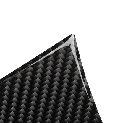 Car Carbon Fiber Storage Cover Decorative Sticker for Audi A6 2005-2011, Left Drive, Storage Cover, Left Drive