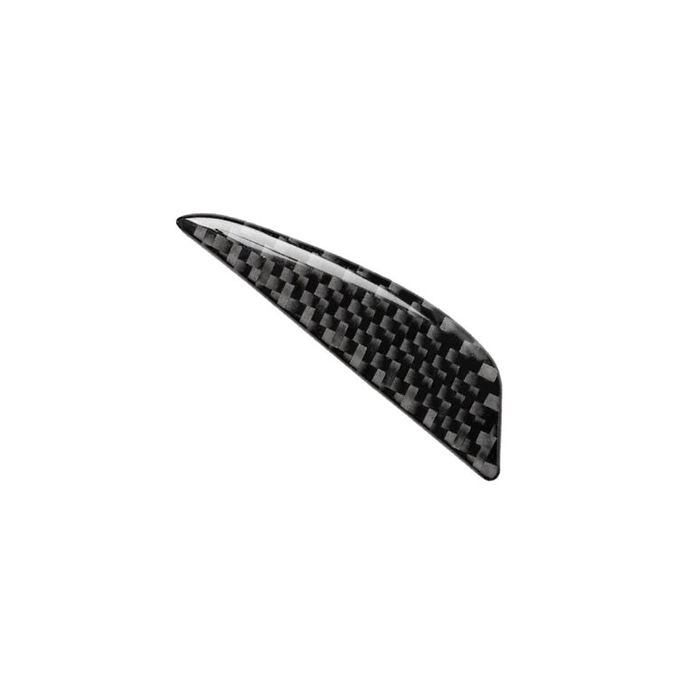 Car Carbon Fiber German Flag Pattern Anti-collision Sticker for Audi TT, Left and Right Drive Universal, Anti-collision