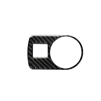 Car Carbon Fiber Headlight Switch Decorative Sticker for Audi TT 8n 8J MK123 TTRS 2008-2014, Right Drive, Headlight Switch, Right Drive
