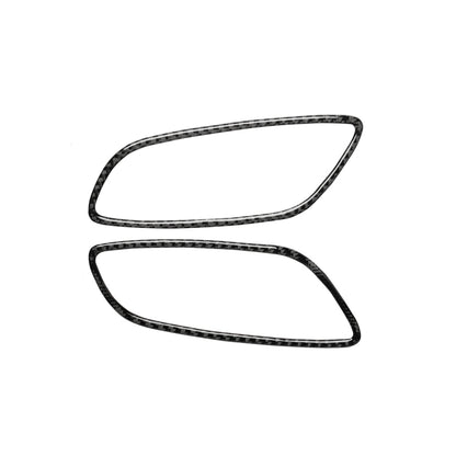 Car Carbon Fiber Door Handle Frame Decorative Sticker for Audi TT 8n 8J MK123 TTRS 2008-2014, Left and Right Drive Universal, Door Handle Frame