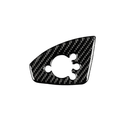 Car Carbon Fiber Door Button Decorative Sticker for Audi TT 8n 8J MK123 TTRS 2008-2014, Right Drive, B Style, Door Button, Right Drive B
