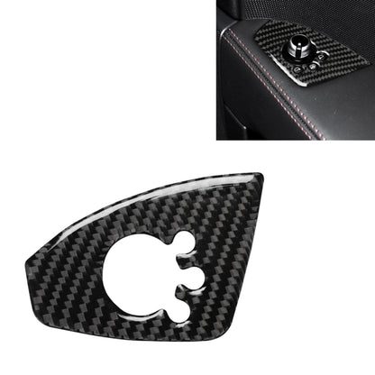 Car Carbon Fiber Door Button Decorative Sticker for Audi TT 8n 8J MK123 TTRS 2008-2014, Right Drive, A Style, Door Button, Right Drive A