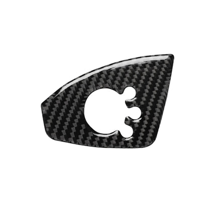 Car Carbon Fiber Door Button Decorative Sticker for Audi TT 8n 8J MK123 TTRS 2008-2014, Right Drive, A Style, Door Button, Right Drive A