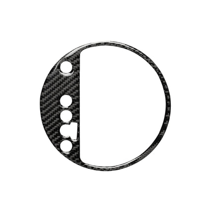 Car Carbon Fiber Gear Shift Position Panel Decorative Sticker for Audi TT 8n 8J MK123 TTRS 2008-2014, Left Drive, Gear Shift Position, Left Drive