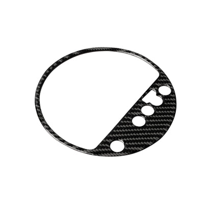 Car Carbon Fiber Gear Shift Position Panel Decorative Sticker for Audi TT 8n 8J MK123 TTRS 2008-2014, Left Drive, Gear Shift Position, Left Drive
