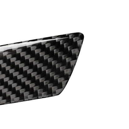 Car Carbon Fiber Passenger Seat Hand Box Switch Decorative Sticker for Audi A3 / 8V 2014-2019, Left Drive, Hand Box Switch, Left Drive