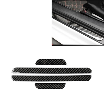 Car Carbon Fiber Threshold Decorative Sticker for Audi A3 2014-2019, Left and Right Drive Universal, Threshold