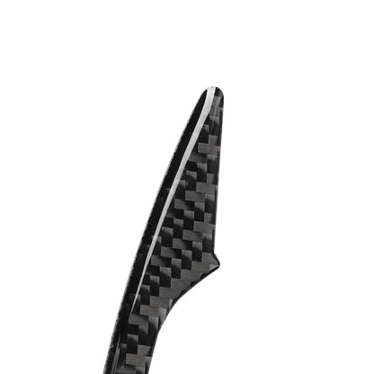 4 PCS Car Carbon Fiber Door Outside Handle Decorative Sticker for Audi A3 2014-2019, Left and Right Drive Universal, Door Outside Handle