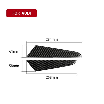 Car Carbon Fiber Gear Shift Position Side Panel Decorative Sticker for Audi A3 2014-2019, Right Drive, Gear Shift Position Side Panel, Right Drive