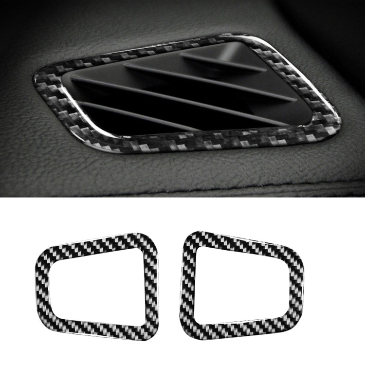 Car Carbon Fiber Dashboard Air Outlet Decorative Sticker for Land Rover Discovery 4 2010-2016, Left and Right Drive Universal, Dashboard Air Outlet