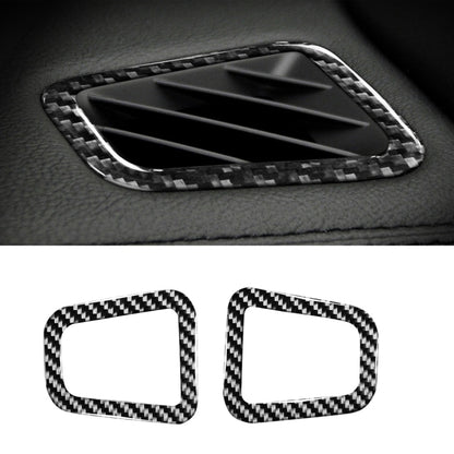 Car Carbon Fiber Dashboard Air Outlet Decorative Sticker for Land Rover Discovery 4 2010-2016, Left and Right Drive Universal, Dashboard Air Outlet