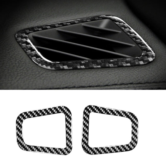Car Carbon Fiber Dashboard Air Outlet Decorative Sticker for Land Rover Discovery 4 2010-2016, Left and Right Drive Universal, Dashboard Air Outlet