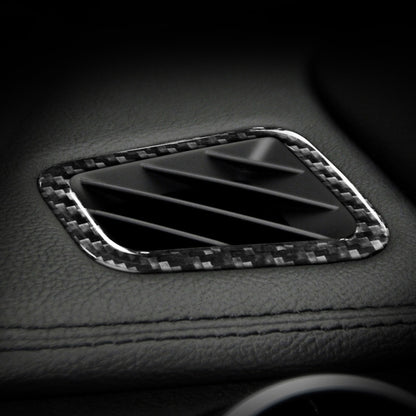 Car Carbon Fiber Dashboard Air Outlet Decorative Sticker for Land Rover Discovery 4 2010-2016, Left and Right Drive Universal, Dashboard Air Outlet