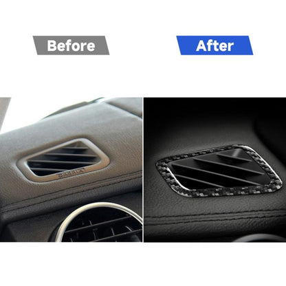 Car Carbon Fiber Dashboard Air Outlet Decorative Sticker for Land Rover Discovery 4 2010-2016, Left and Right Drive Universal, Dashboard Air Outlet