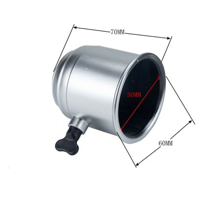50mm Silver Plastic Car Truck Tow Ball Cover Cap Towing Hitch Trailer Towball Protection, Silver